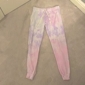 Tie dye sweat pants
